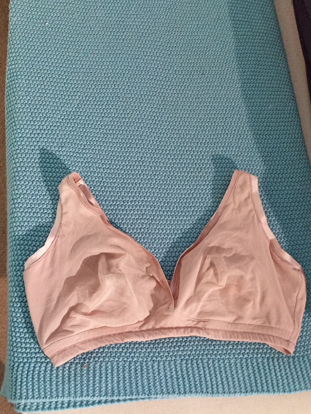 NWT Cosabella Soire Cury Wireless Nude Women's Braleyye XL